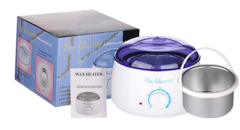 waxing kit with warmer